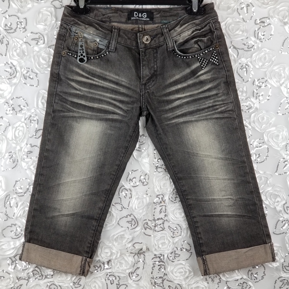 Dolce and Gabbana women's capri jeans